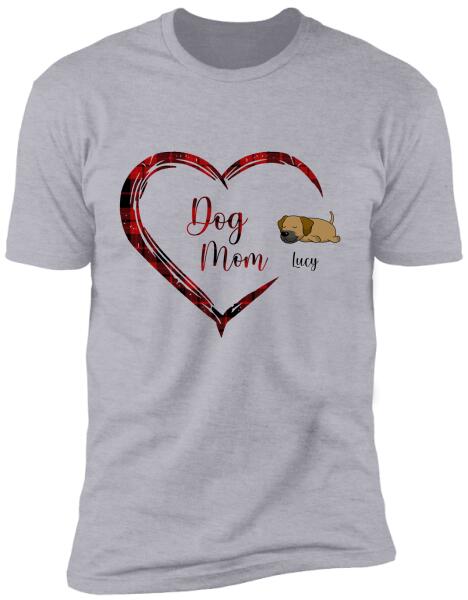 Dog Mom, Personalized T-Shirt, Gift For Dog Lovers