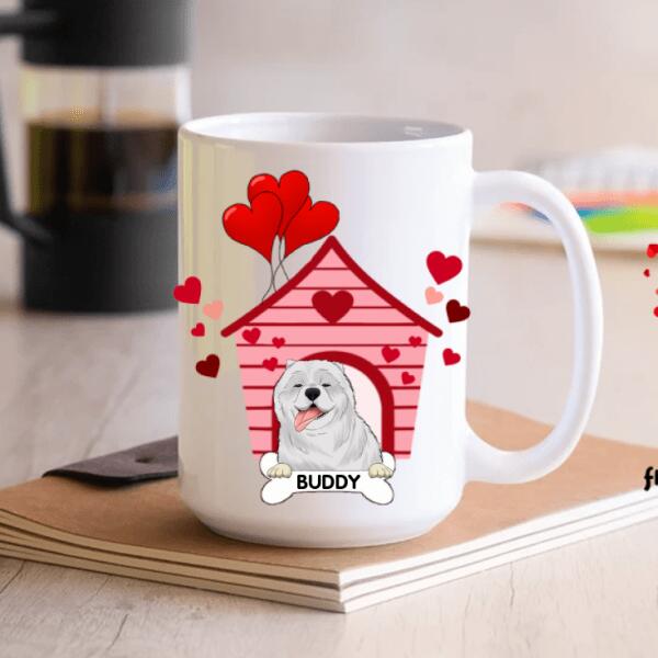 Sending A Little Love From My House To Your - Personalized Mug