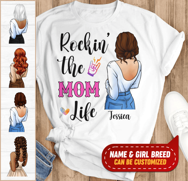 Rockin' The Custom Life, Personalized 
 T-shirt