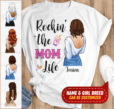 Rockin' The Custom Life, Personalized 
 T-shirt