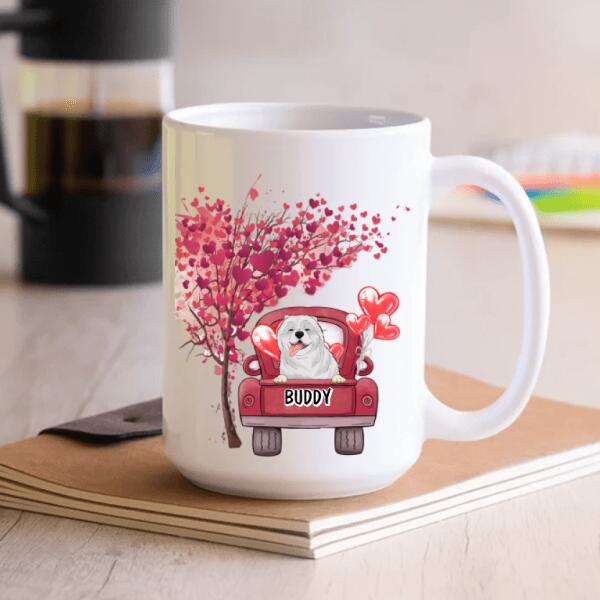 Dogs Make The Best Valentine - Personalized Mug