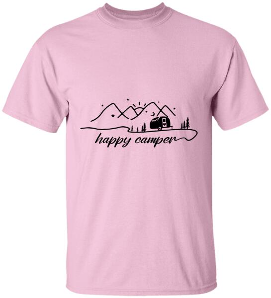 Happy Camper, RVS Camping, Camper T-shirt, Camper Life For Sweatshirt, Personalized Tshirt