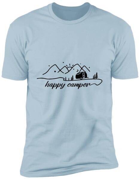 Happy Camper, RVS Camping, Camper T-shirt, Camper Life For Sweatshirt, Personalized Tshirt