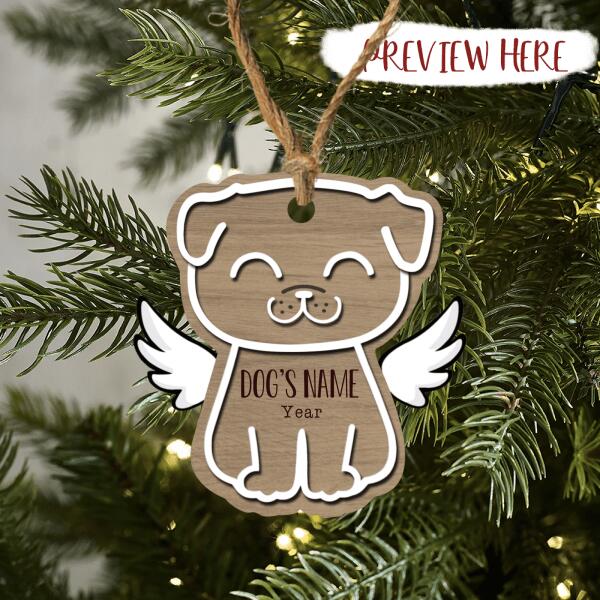 REMEMBER PET,CUSTOM NAME PERSONALIZED ORNAMENT