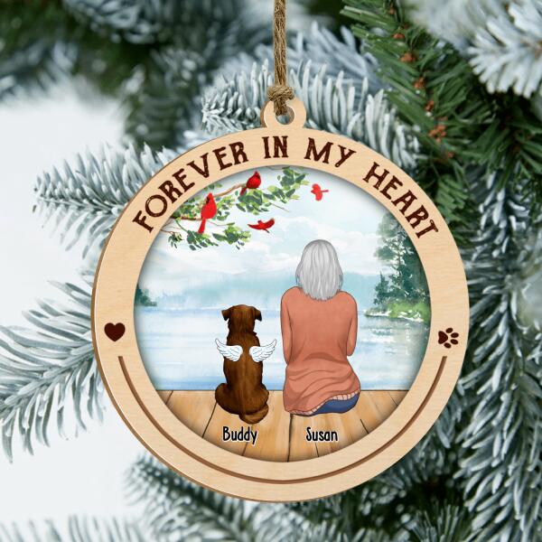 Forever In My Heart - Wooden Print Cutout Ornament
