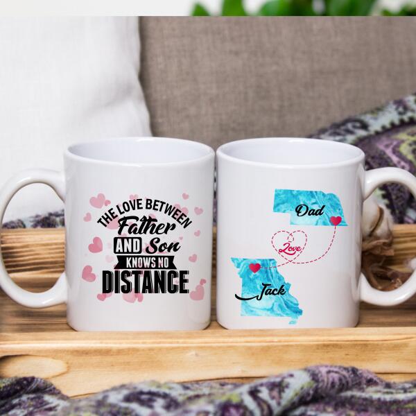 The Love Between Father And Daughter Know No Distance Personalized Mug