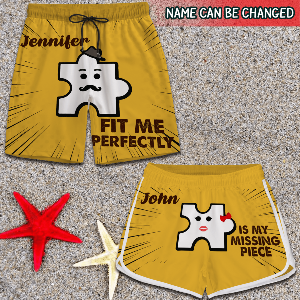 You Are My Missing Piece, You Fit Me Perfectly - Personalized Short