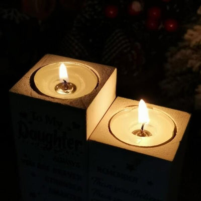 To My Wife The Day I Met You, I Found My Missing Personalized Piece Candle Holder