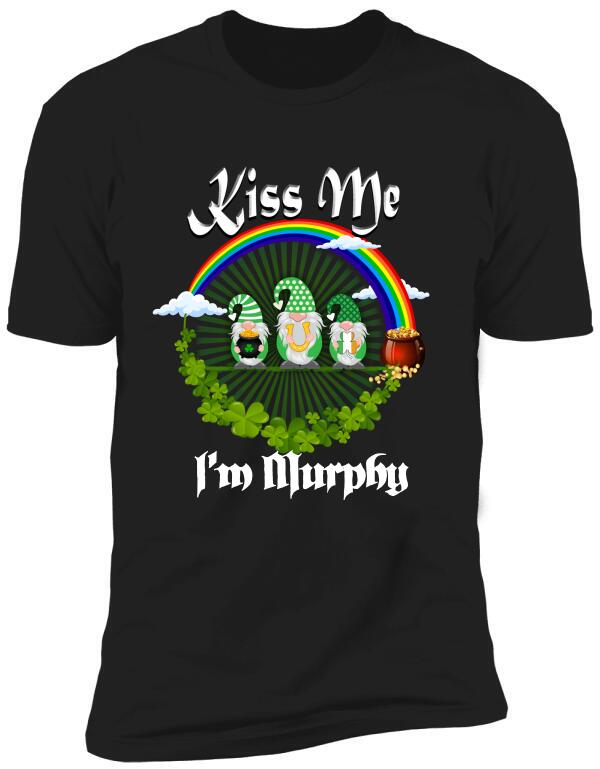 Kiss Me, I'm Irish, For Patrick's Day - Personalized T-shirt