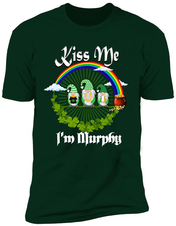 Kiss Me, I'm Irish, For Patrick's Day - Personalized T-shirt