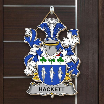 Irish Family Crest St Patricks Day - Personalized Door sign