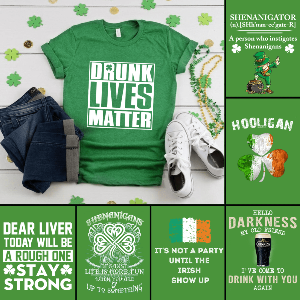 Happy St. Patrick&#39;s Day, Patrick&#39;s Day Personalized T-shirt - TS292