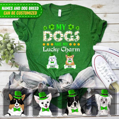 My Dog is My Lucky Charm - Personalized T-shirt