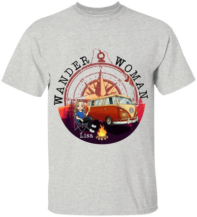 Wander Woman Personalized T-shirt For Camping Lover