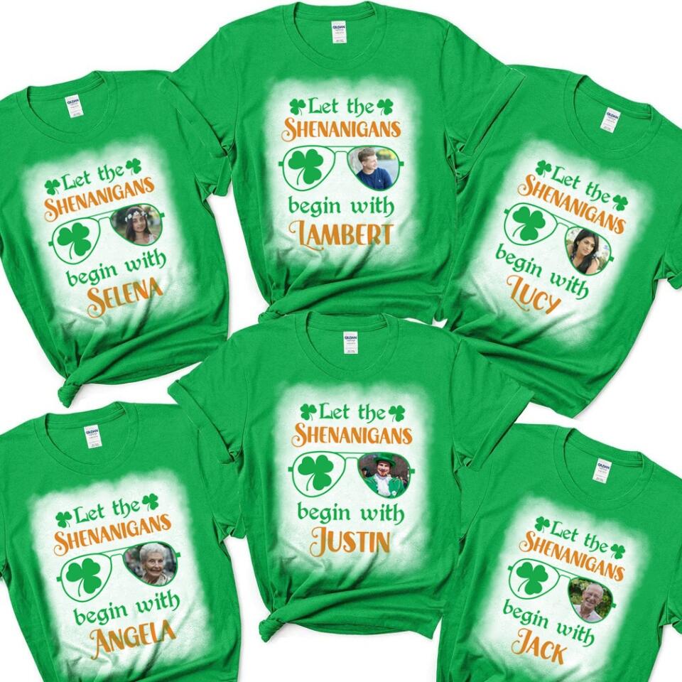 Let The Shenanigans Begin, For Patrick's Day - Personalized T-shirt