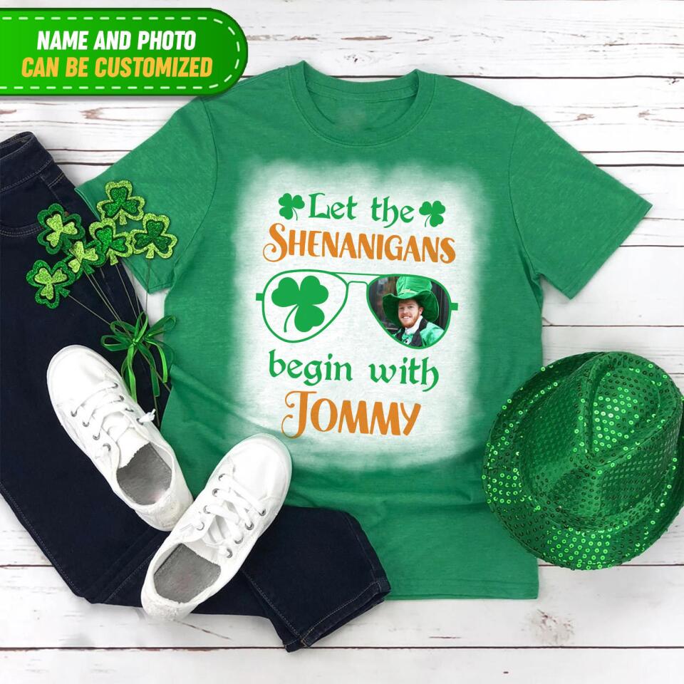 Let The Shenanigans Begin, For Patrick's Day - Personalized T-shirt