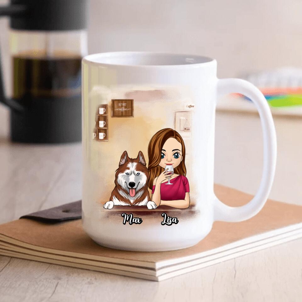 I'm Only Talking To My Dog Today Personalized Mug
