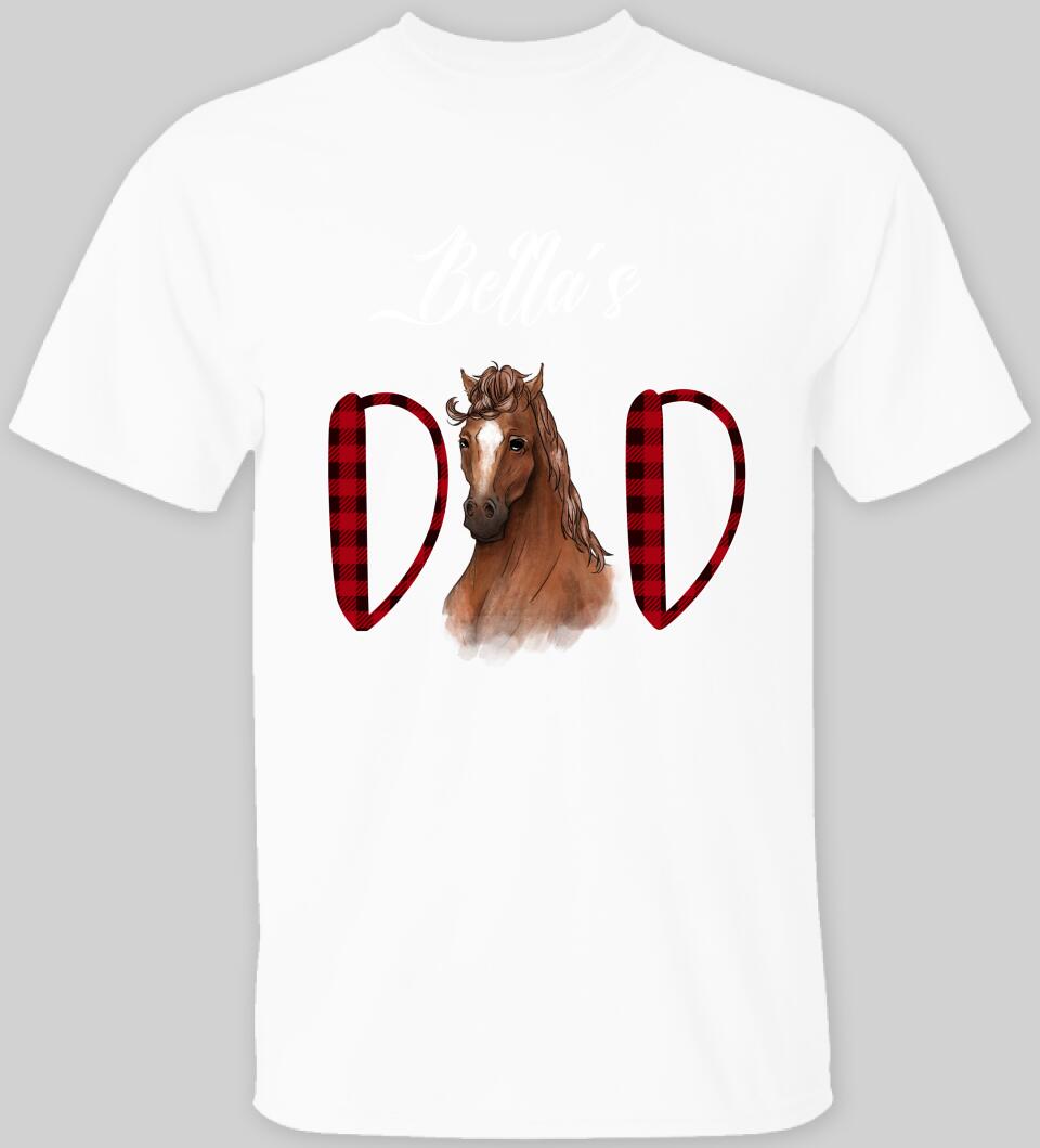 Horses Dad - Personalized T-Shirt, Gift For Horse Lovers