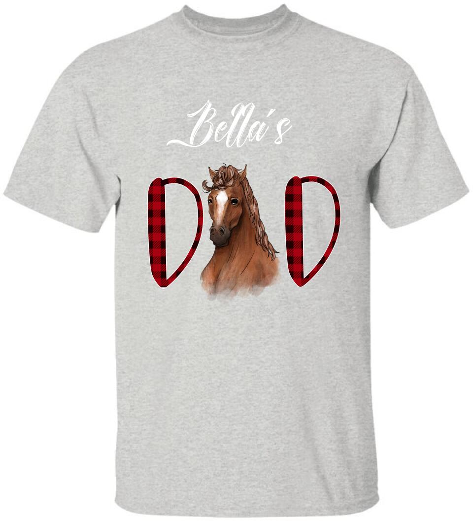 Horses Dad - Personalized T-Shirt, Gift For Horse Lovers