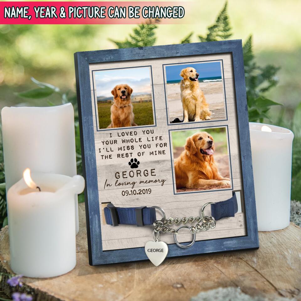 Loved You Your Whole Life - Personalized Pet Memorial Sign