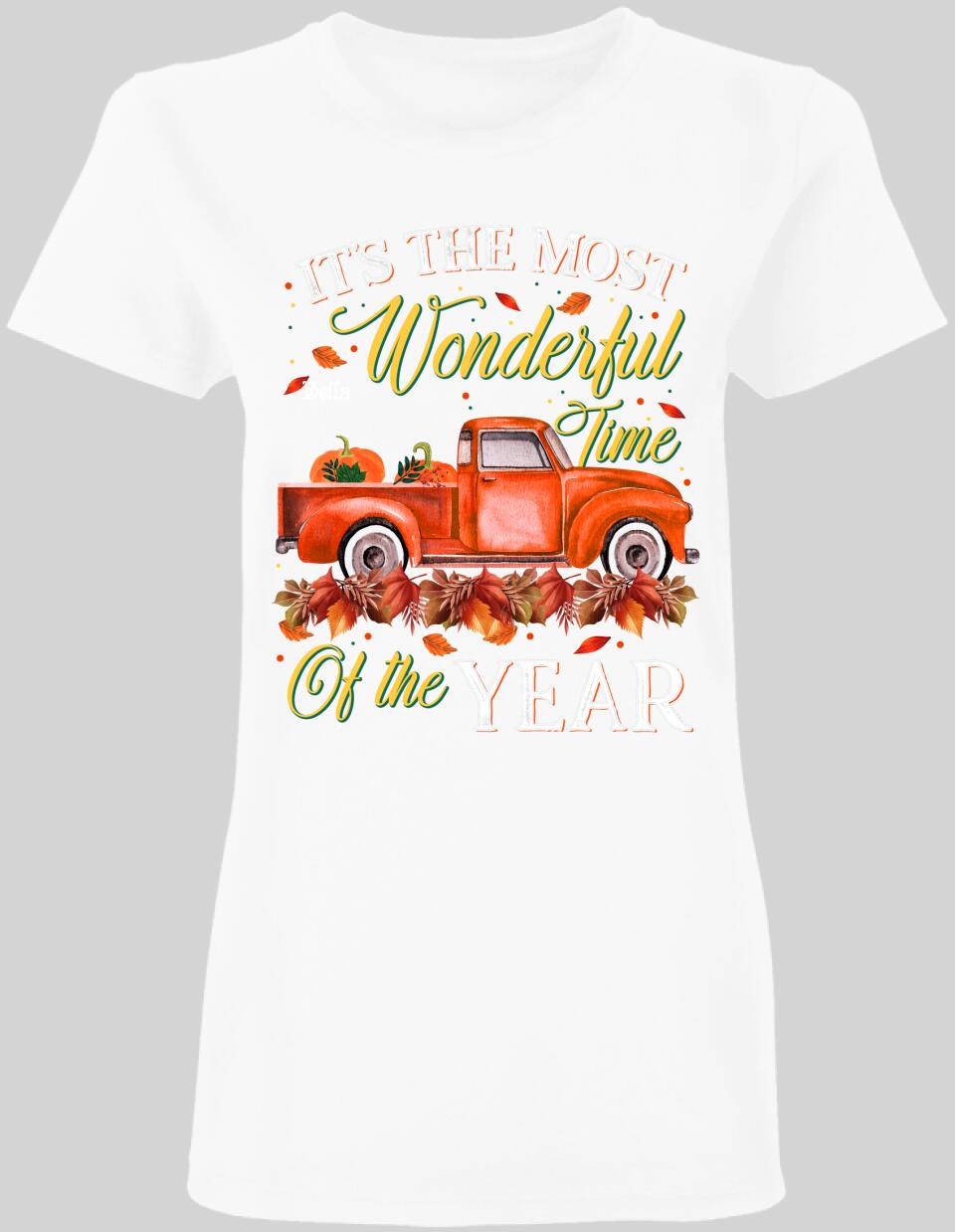 It's The Most Wonderful Time - Personalized T-shirt