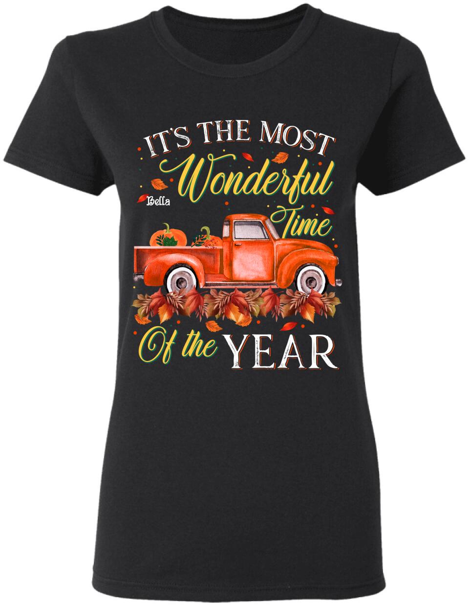 It's The Most Wonderful Time - Personalized T-shirt