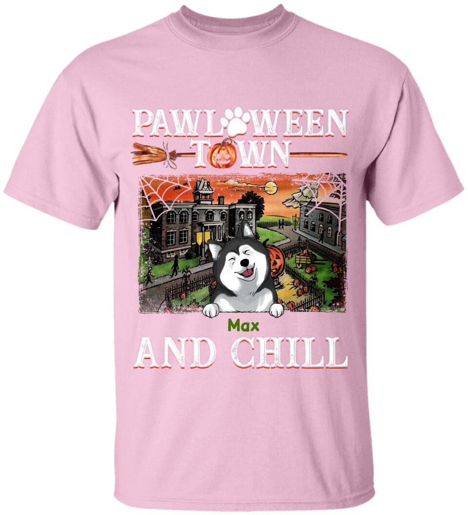 Pawloween Town And Chill - Personalized T-shirt