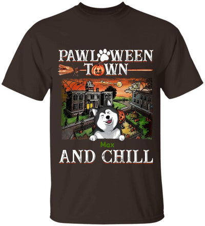 Pawloween Town And Chill - Personalized T-shirt