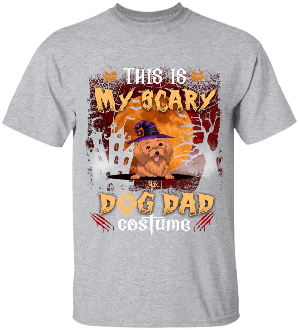 This Is My Scary Dog Dad Costume - Personalized T-shirt