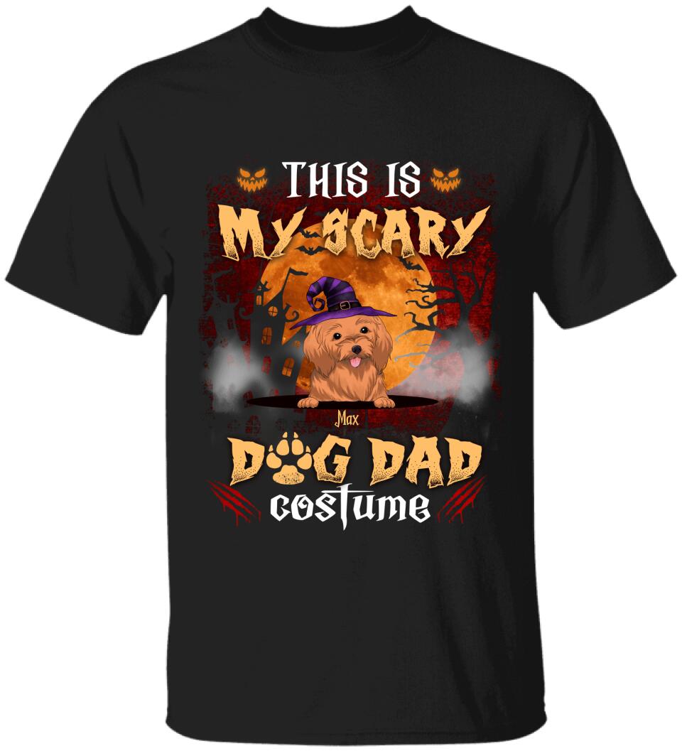 This Is My Scary Dog Dad Costume - Personalized T-shirt