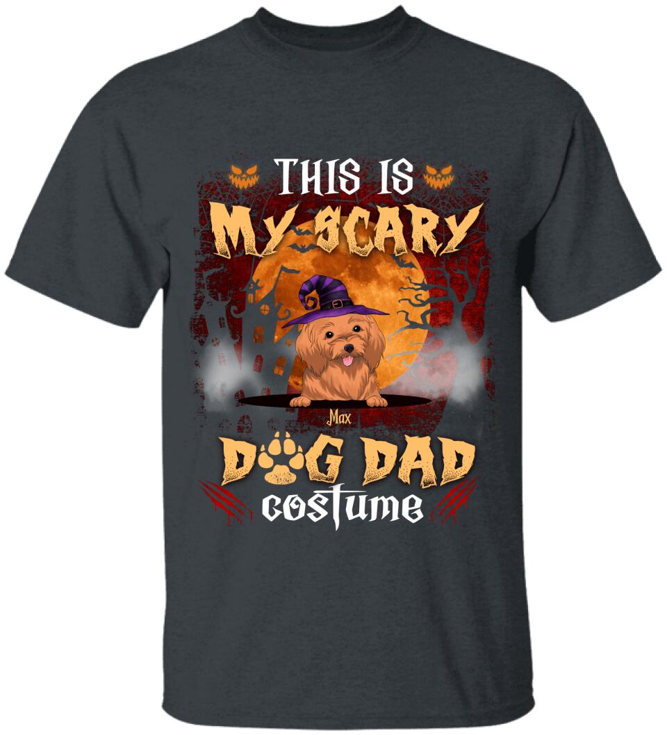 This Is My Scary Dog Dad Costume - Personalized T-shirt
