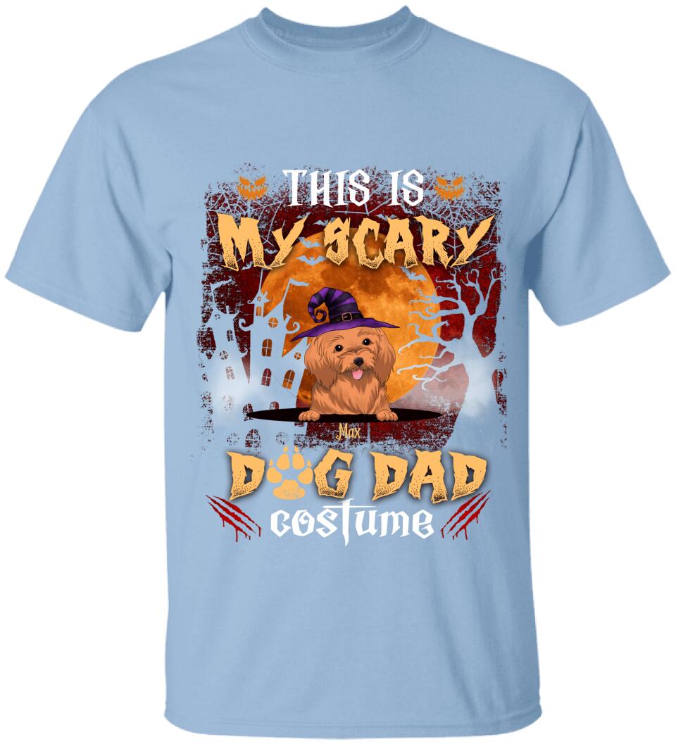 This Is My Scary Dog Dad Costume - Personalized T-shirt