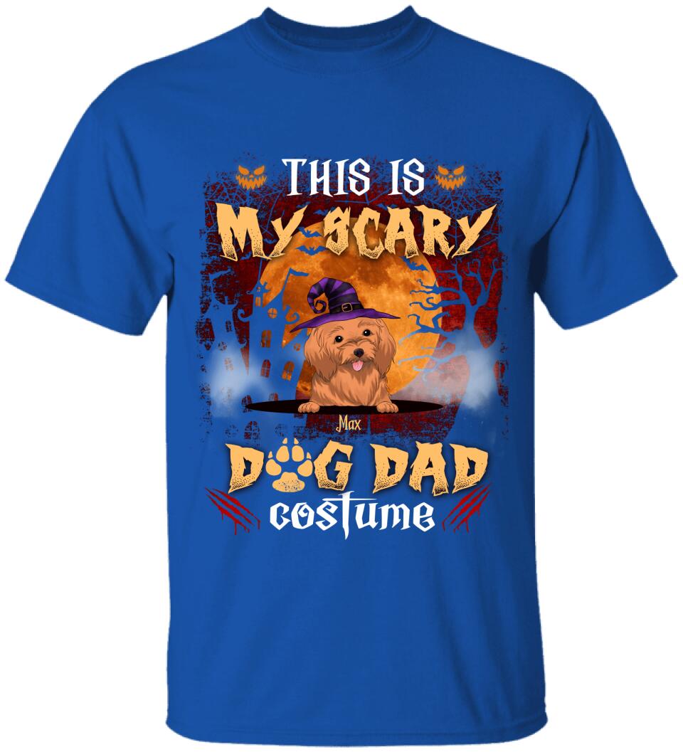 This Is My Scary Dog Dad Costume - Personalized T-shirt