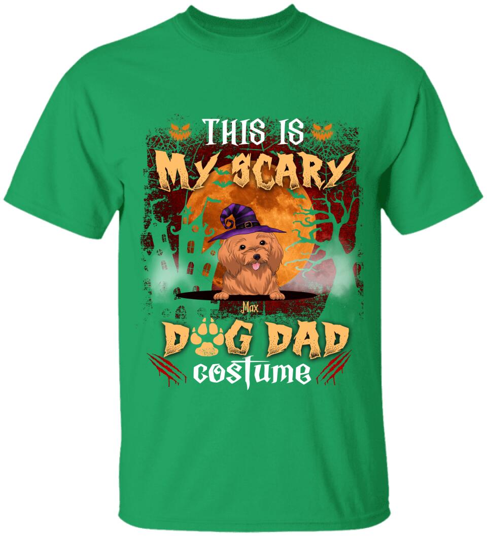This Is My Scary Dog Dad Costume - Personalized T-shirt
