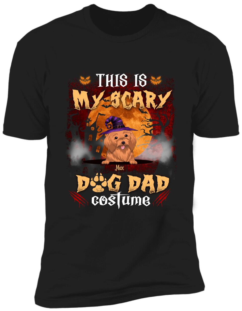 This Is My Scary Dog Dad Costume - Personalized T-shirt