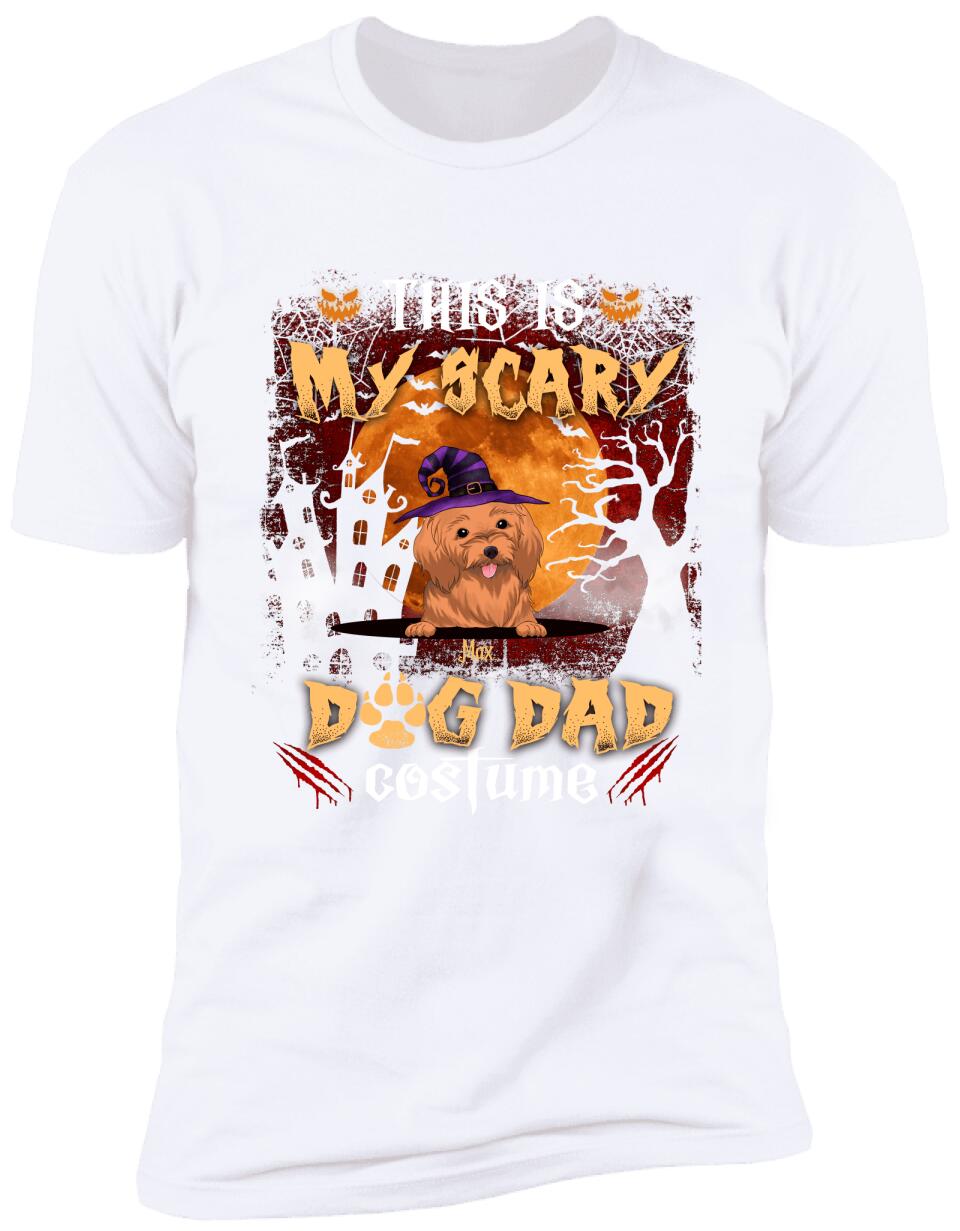 This Is My Scary Dog Dad Costume - Personalized T-shirt
