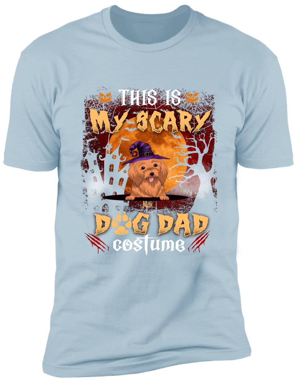 This Is My Scary Dog Dad Costume - Personalized T-shirt