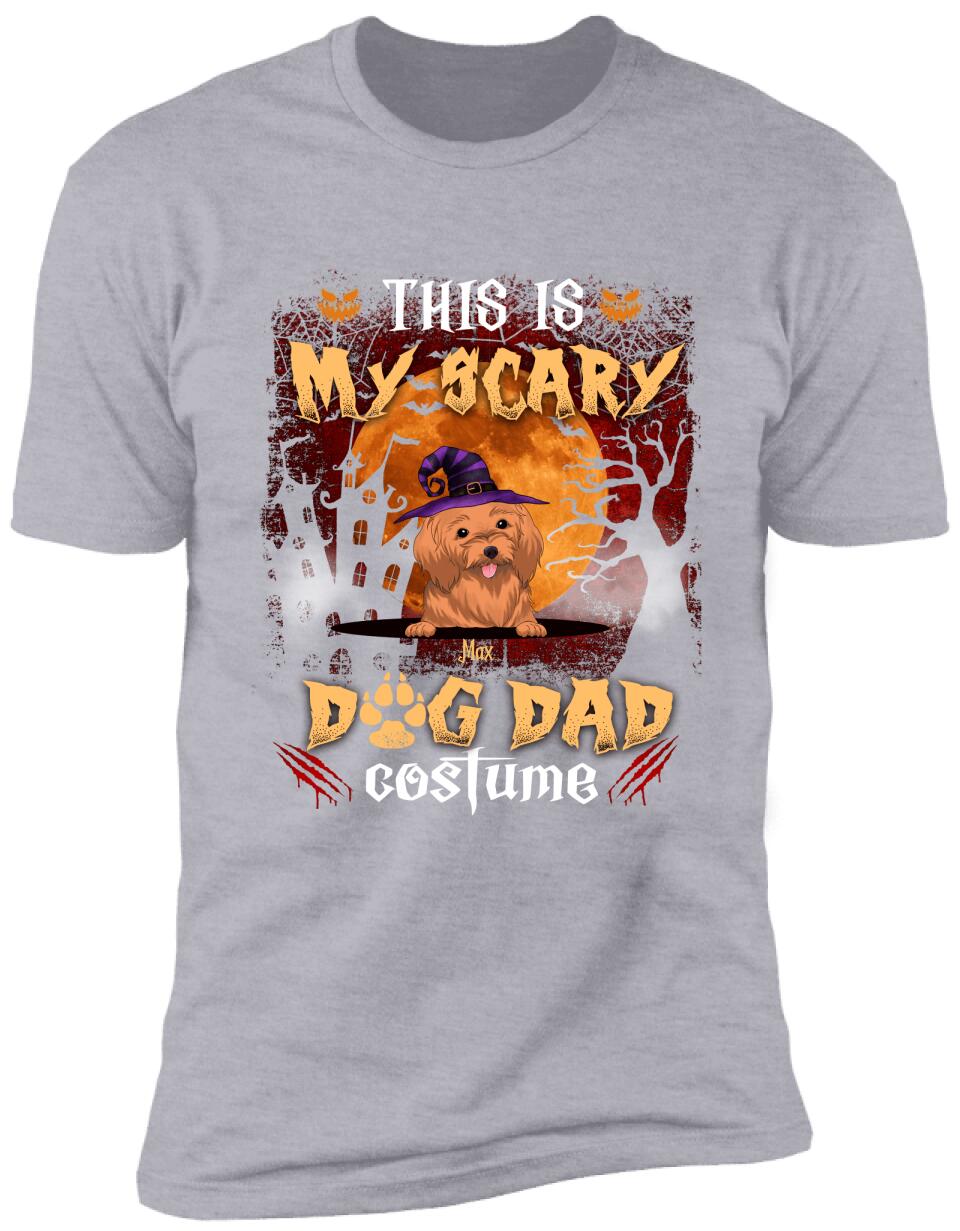 This Is My Scary Dog Dad Costume - Personalized T-shirt