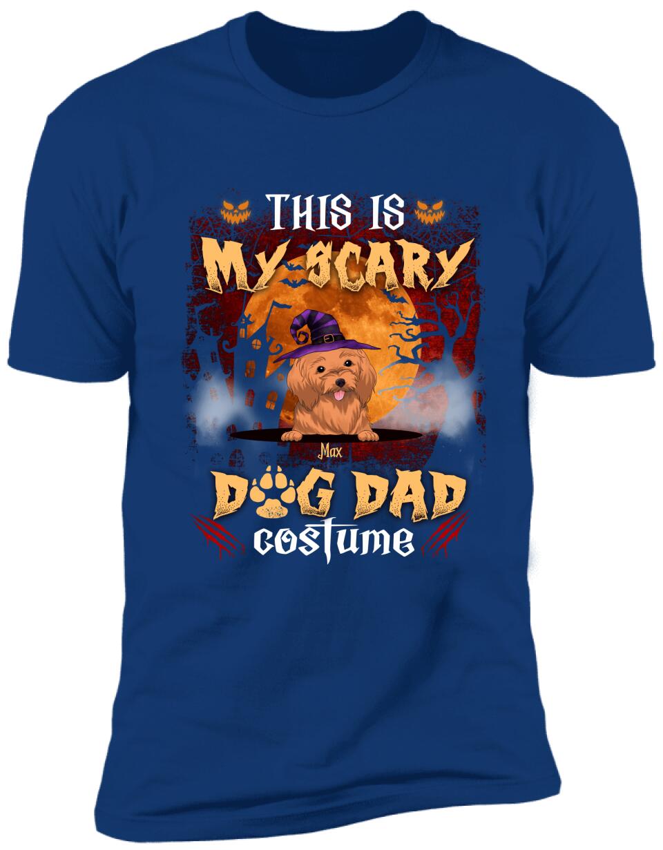 This Is My Scary Dog Dad Costume - Personalized T-shirt
