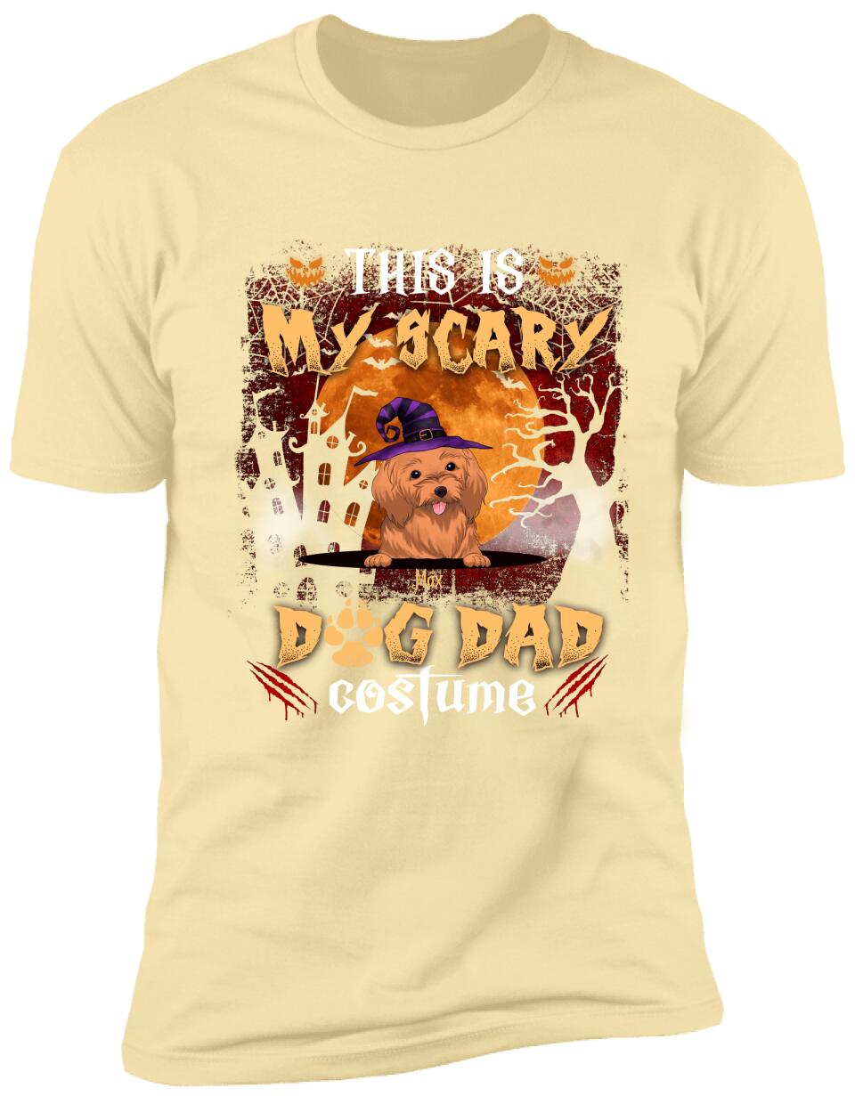 This Is My Scary Dog Dad Costume - Personalized T-shirt