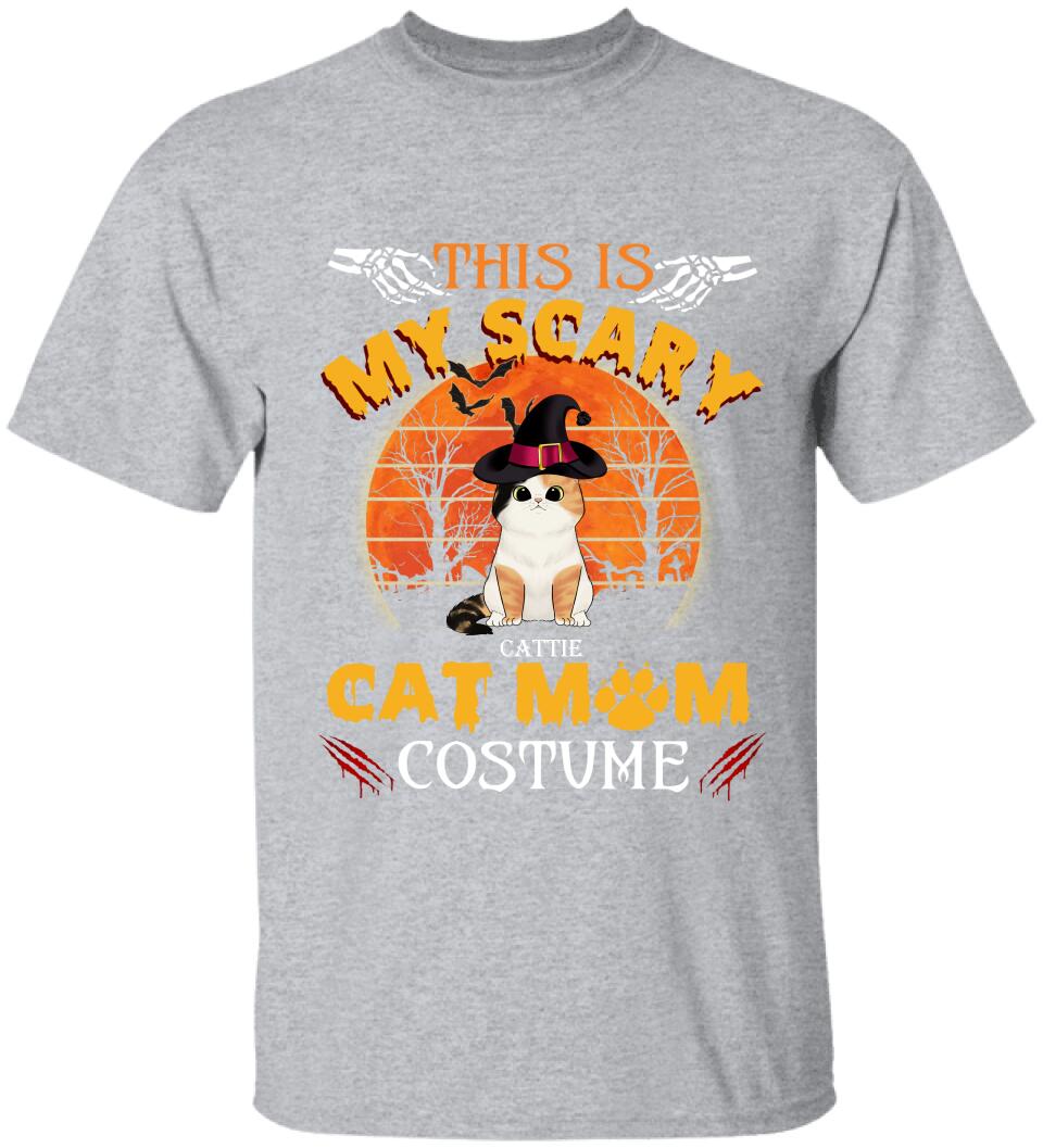 This Is My Scary Cat Mom Costume - Personalized T-shirt