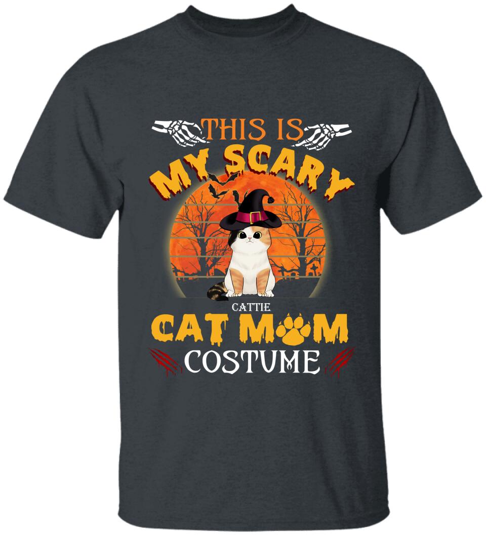 This Is My Scary Cat Mom Costume - Personalized T-shirt