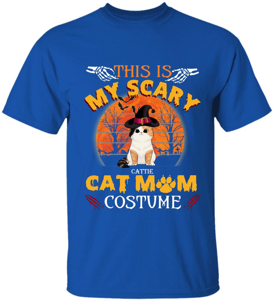 This Is My Scary Cat Mom Costume - Personalized T-shirt
