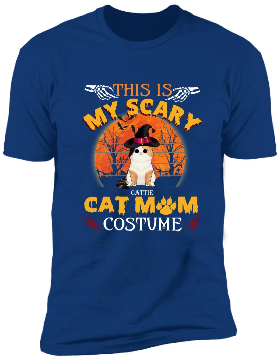 This Is My Scary Cat Mom Costume - Personalized T-shirt
