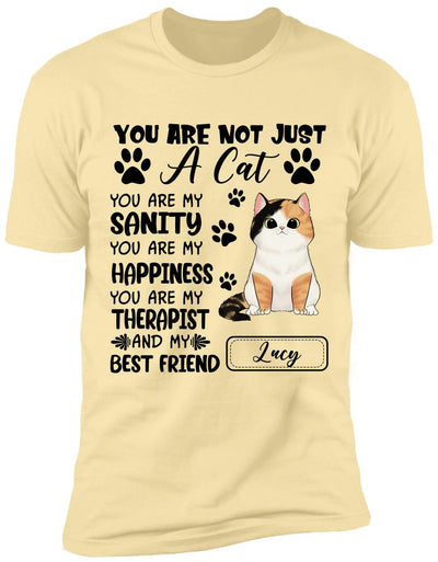 You Are Not Just A Cat, Best Gift Idea For Cat Lovers - Personalized T-Shirt