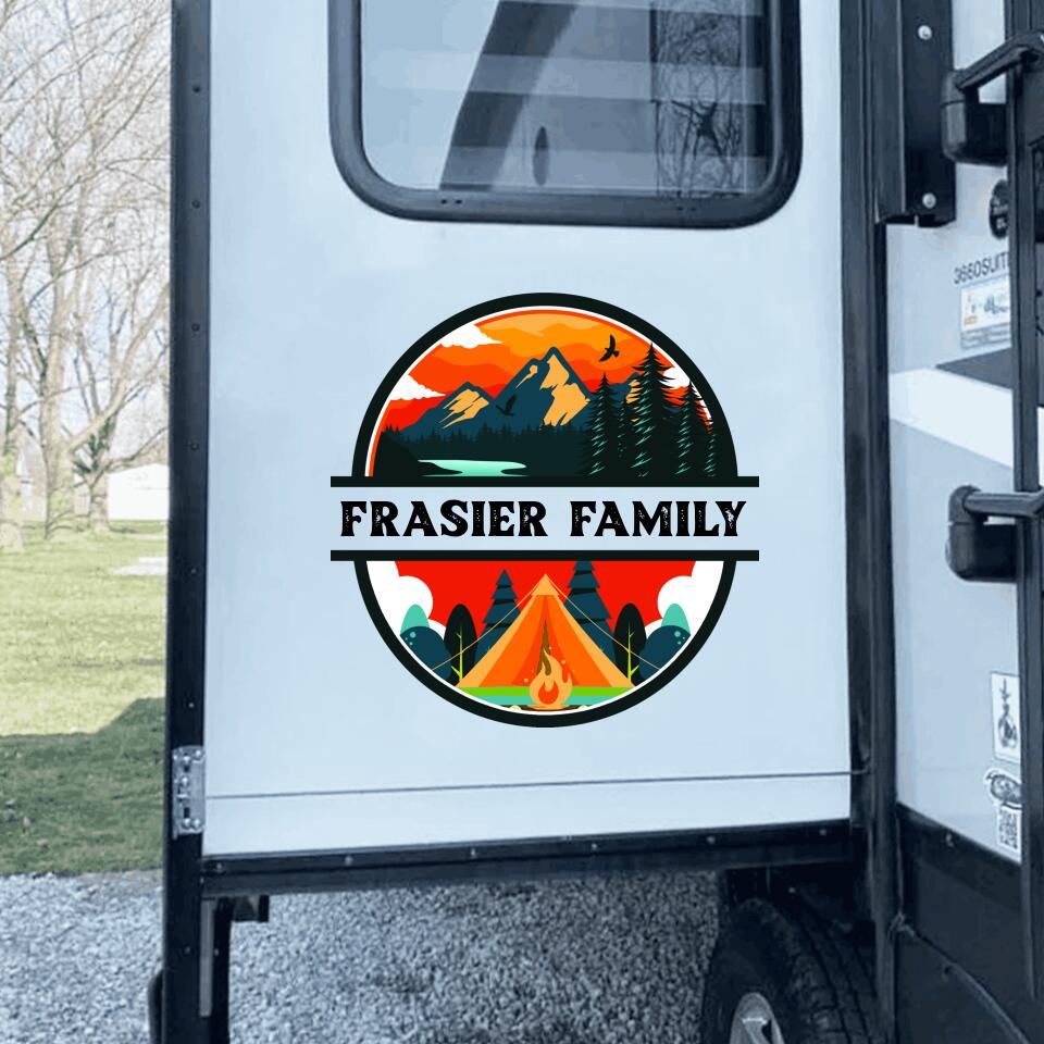 Personalized Camping Decal For RV