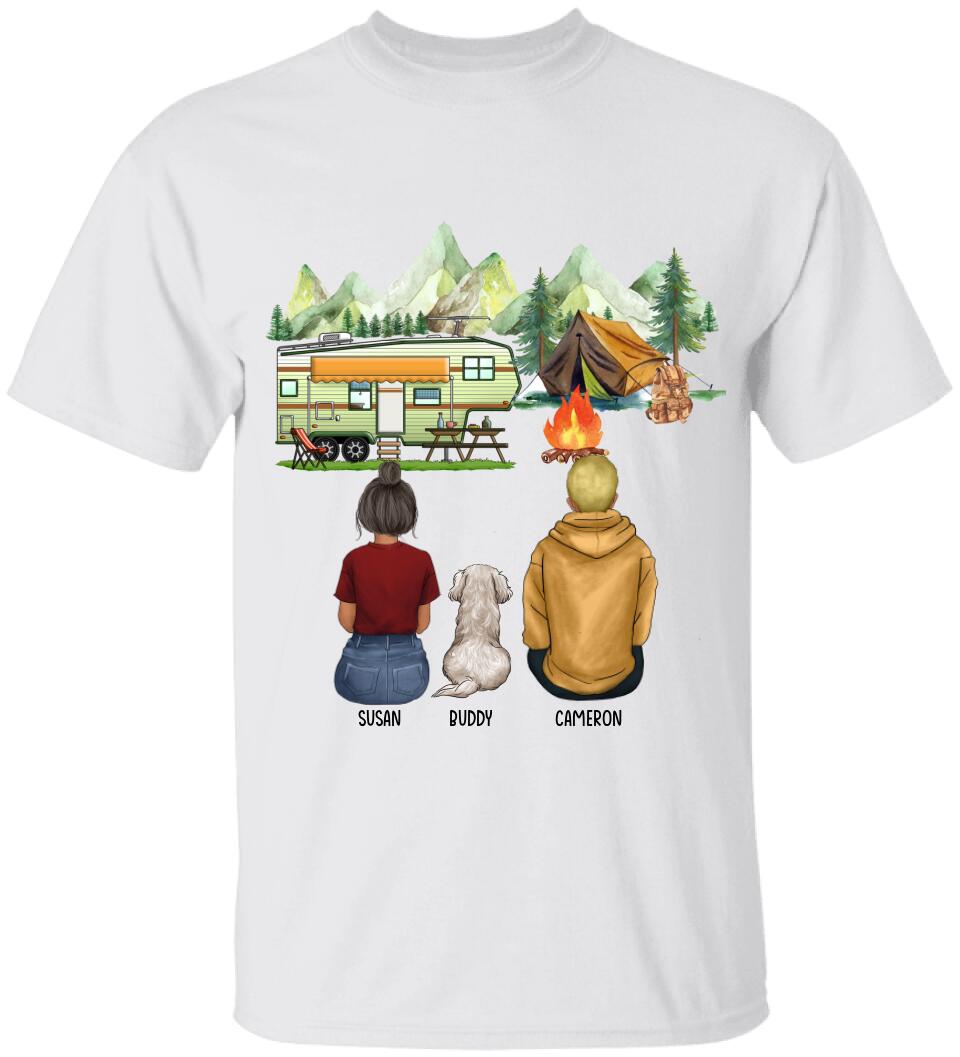 You, Me & The Dogs -Personalized T-Shirt