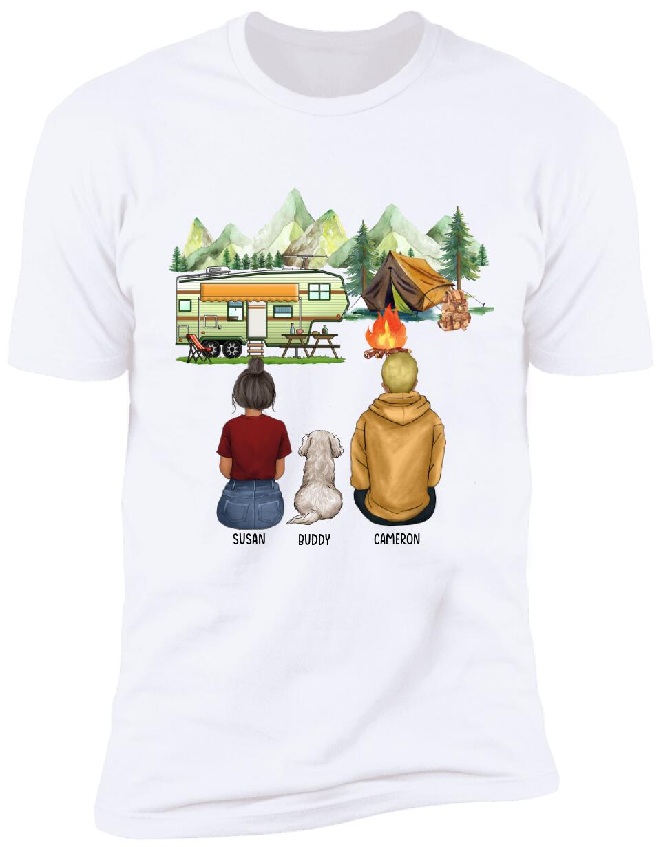 You, Me &amp; The Dogs -Personalized T-Shirt
