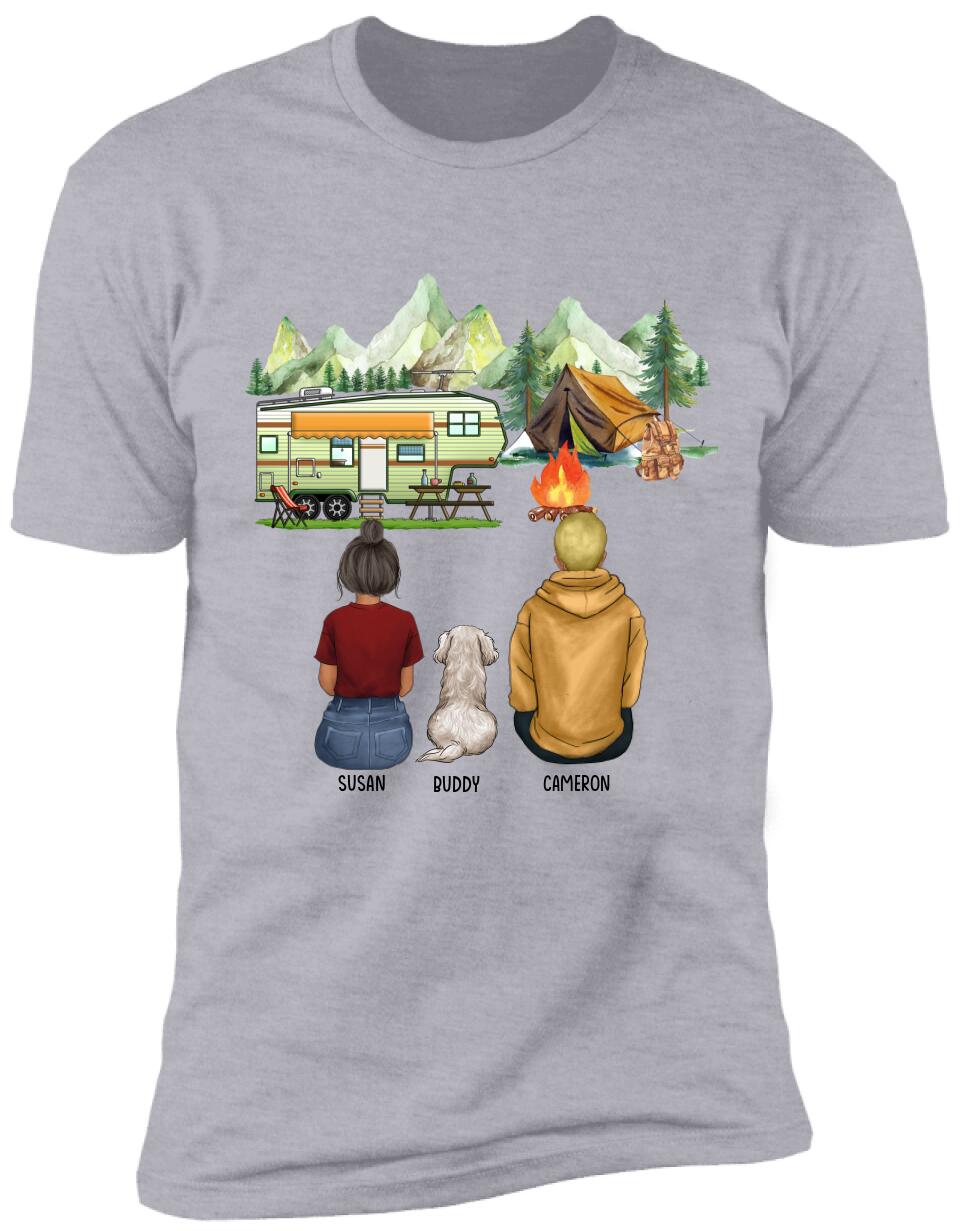 You, Me & The Dogs -Personalized T-Shirt