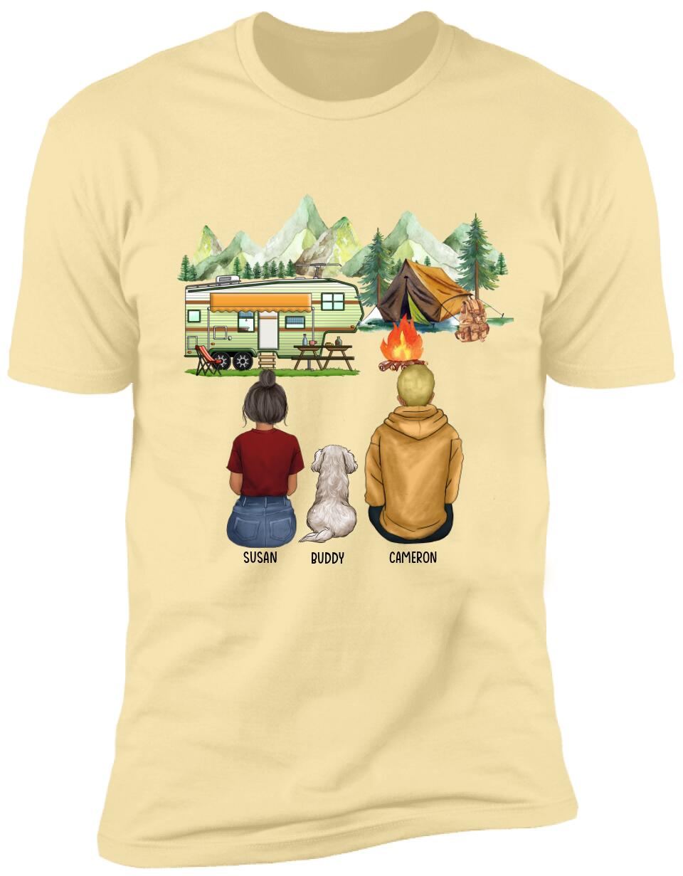 You, Me & The Dogs -Personalized T-Shirt